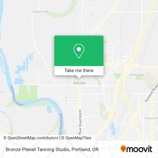 Bronze Planet Tanning Studio map