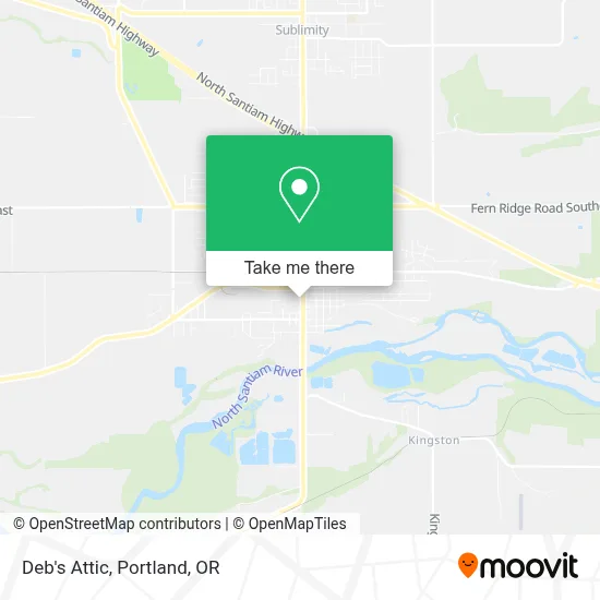 Deb's Attic map