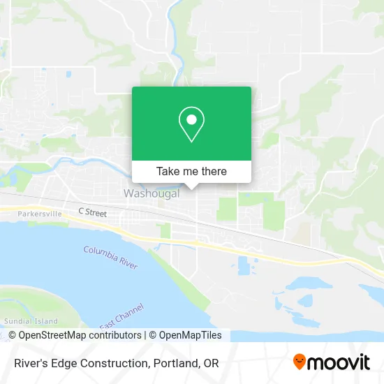 River's Edge Construction map