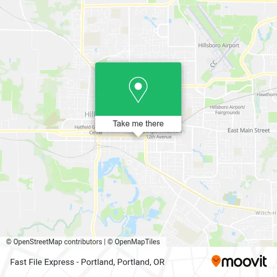 Fast File Express - Portland map