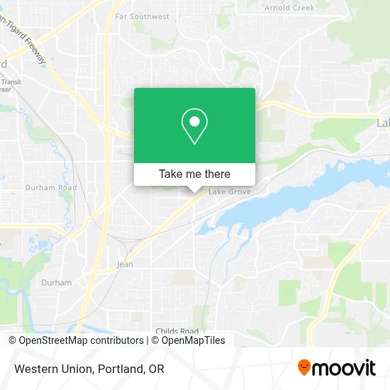Western Union map