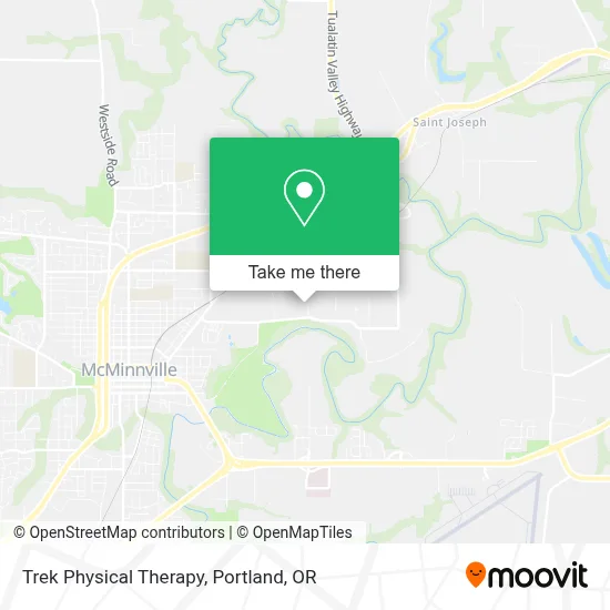 Trek Physical Therapy map