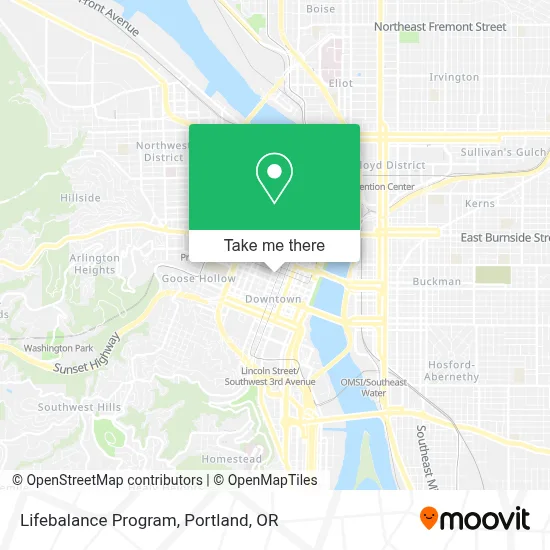 Lifebalance Program map