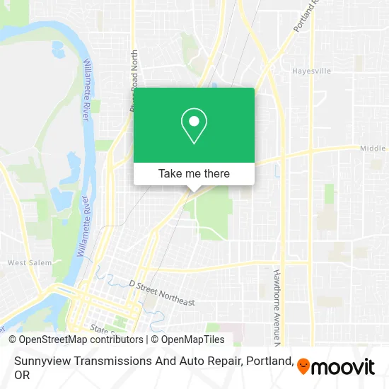 Sunnyview Transmissions And Auto Repair map