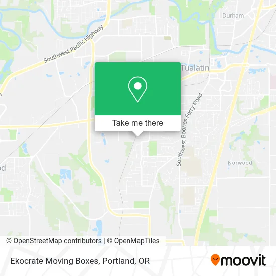 Ekocrate Moving Boxes map
