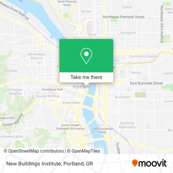 New Buildings Institute map