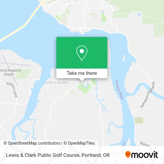 Lewis & Clark Public Golf Course map