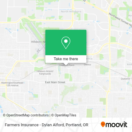 Farmers Insurance - Dylan Alford map
