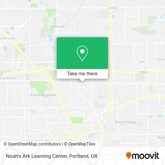 Noah's Ark Learning Center map