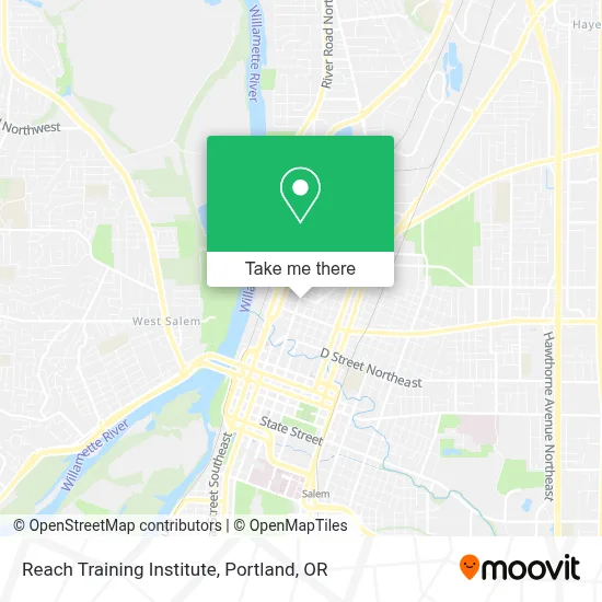 Reach Training Institute map