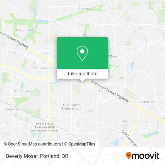 Beverly Moser map
