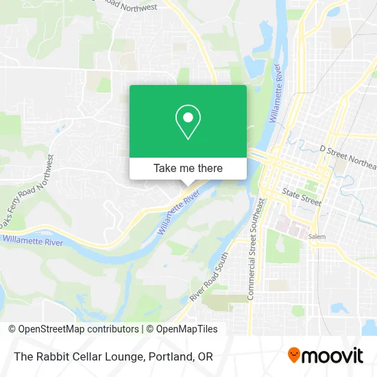 The Rabbit Cellar Lounge map