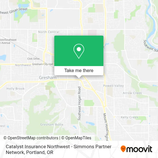 Catalyst Insurance Northwest - Simmons Partner Network map