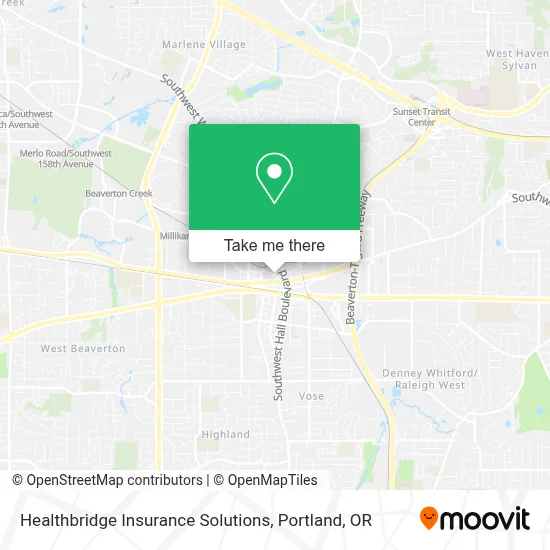 Healthbridge Insurance Solutions map