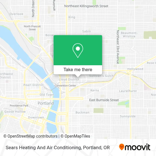 Sears Heating And Air Conditioning map