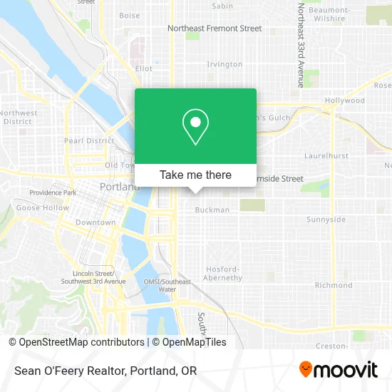 Sean O'Feery Realtor map