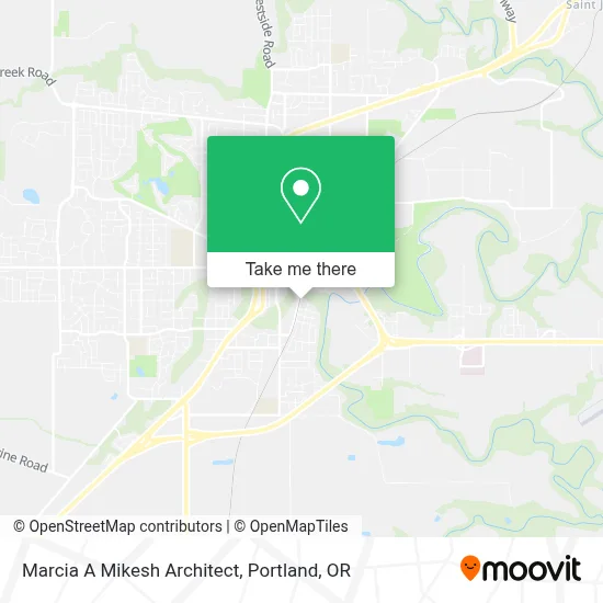 Marcia A Mikesh Architect map