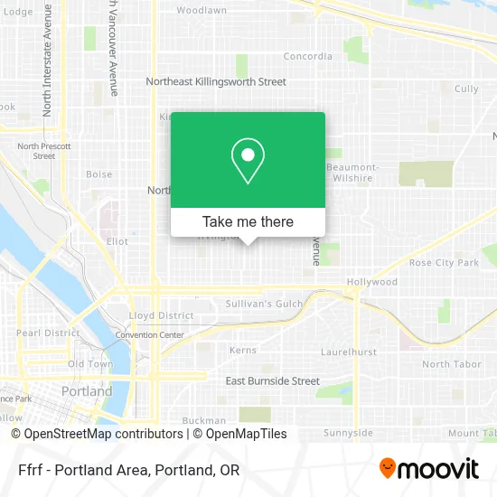 Ffrf - Portland Area map