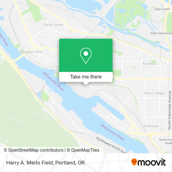Harry A. Merlo Field map