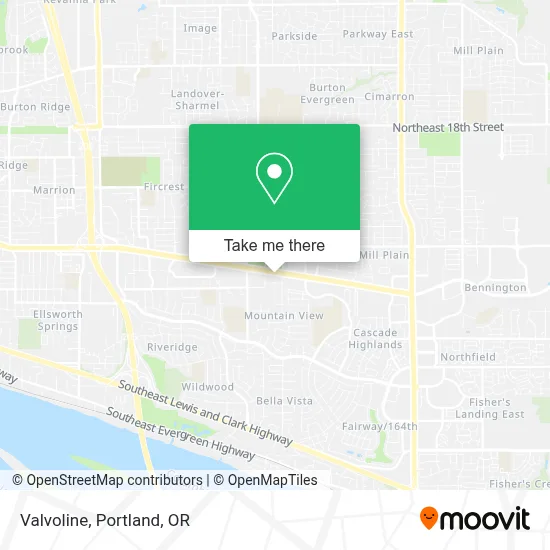 Valvoline map