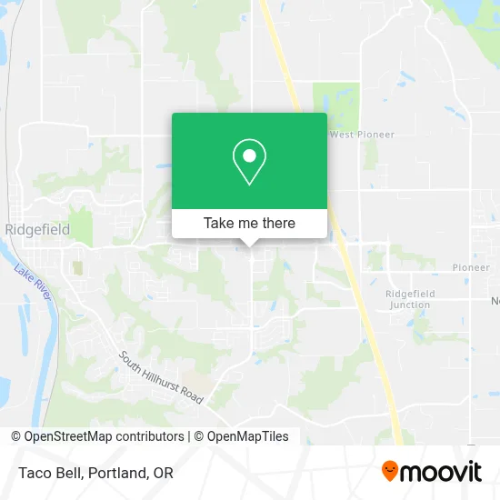 Taco Bell map