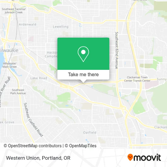 Western Union map