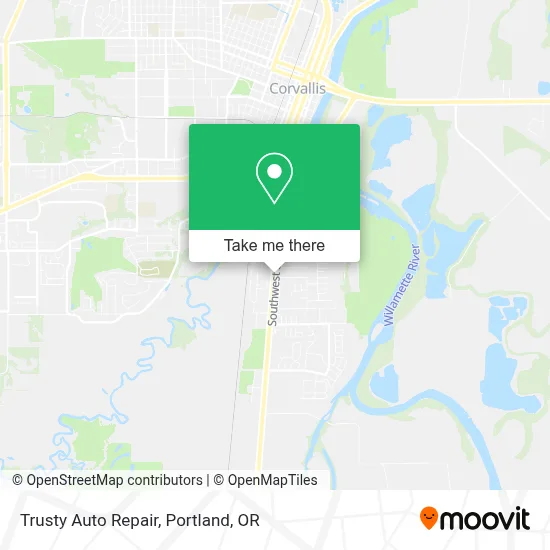 Trusty Auto Repair map