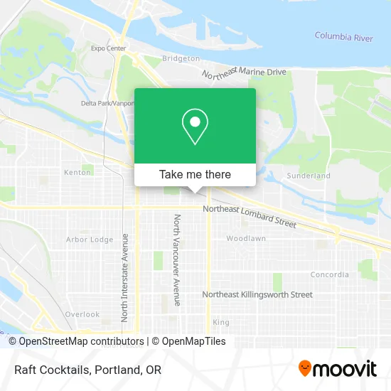 Raft Cocktails map