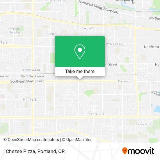 Chezee Pizza map