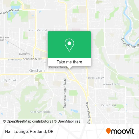 Nail Lounge map