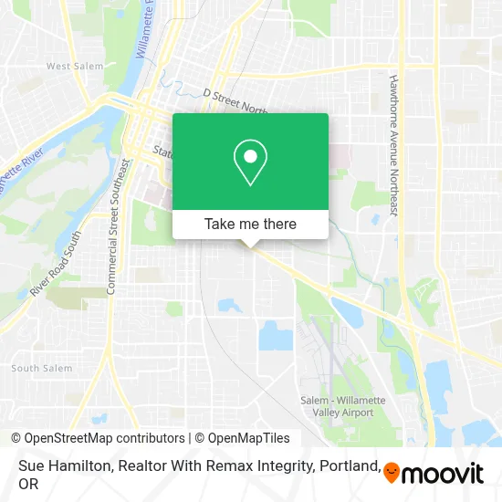 Sue Hamilton, Realtor With Remax Integrity map