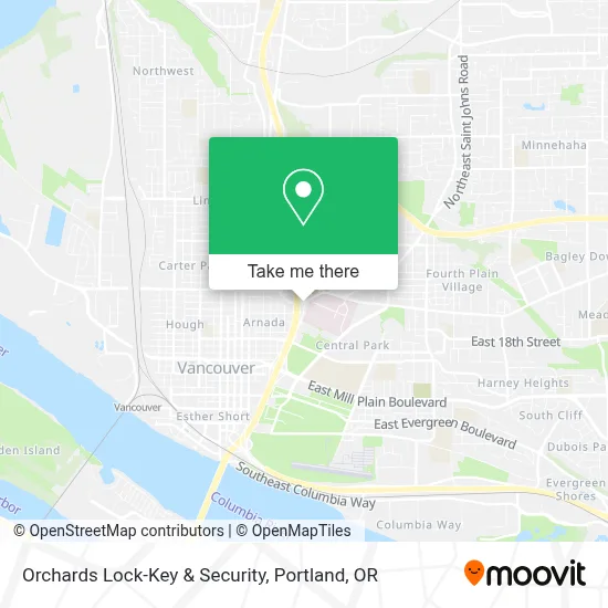 Orchards Lock-Key & Security map