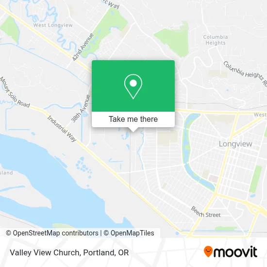 Valley View Church map