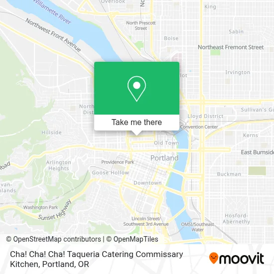 Cha! Cha! Cha! Taqueria Catering Commissary Kitchen map