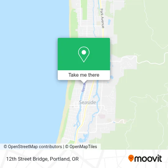 12th Street Bridge map