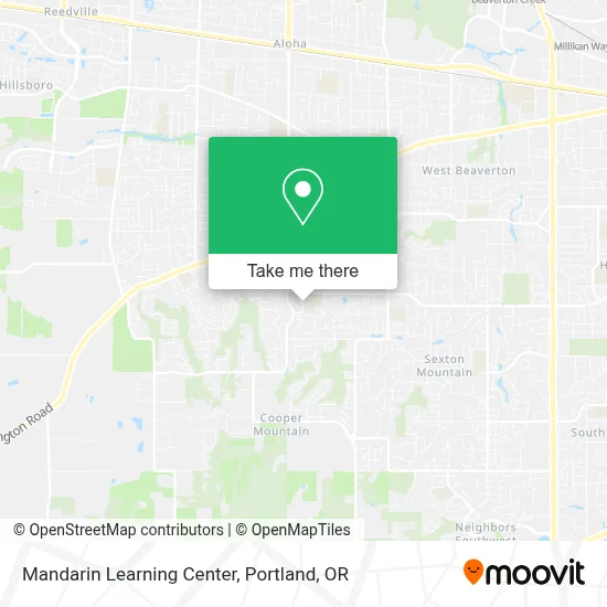 Mandarin Learning Center map