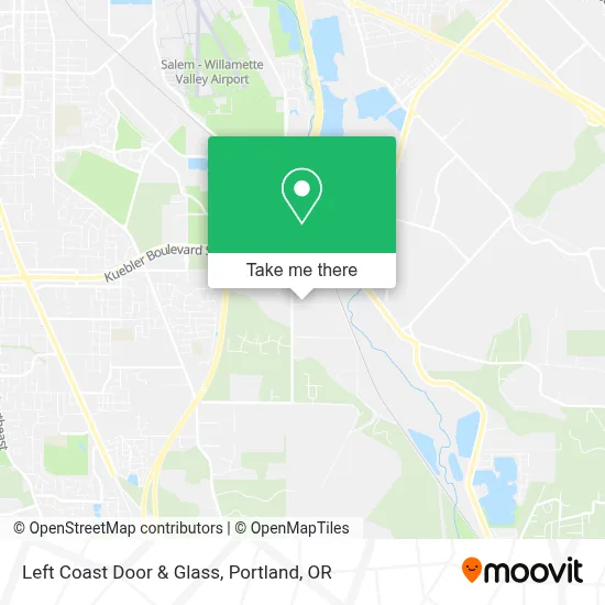 Left Coast Door & Glass map