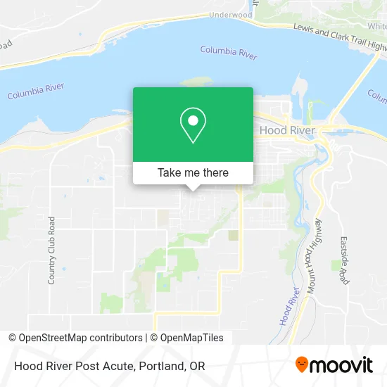Hood River Post Acute map