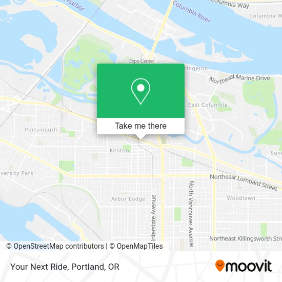 Your Next Ride map
