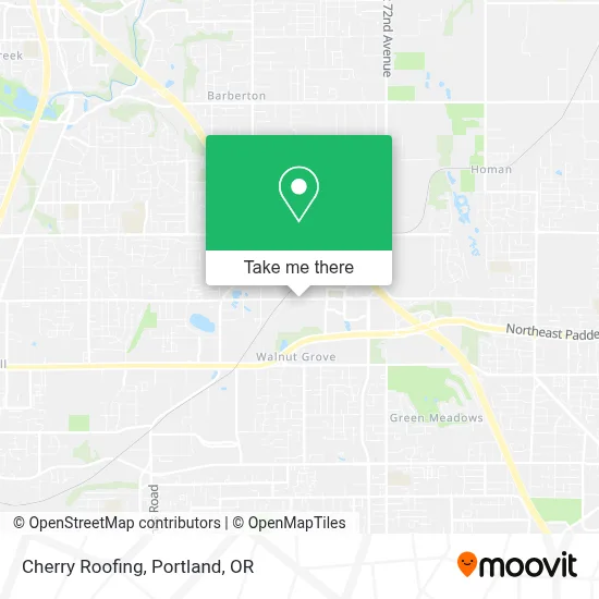 Cherry Roofing map