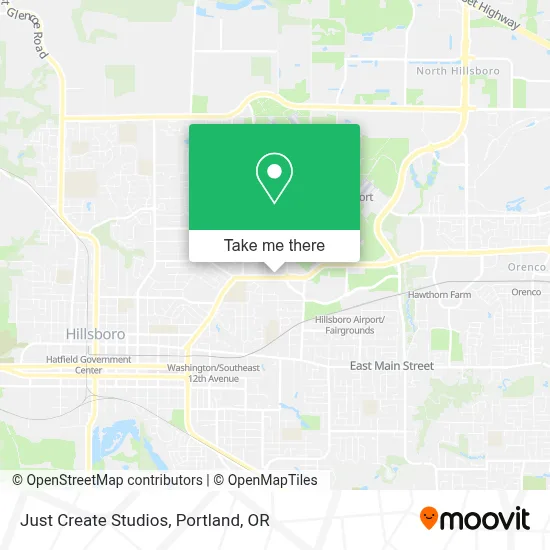 Just Create Studios map