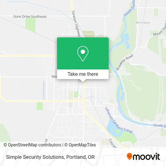 Simple Security Solutions map