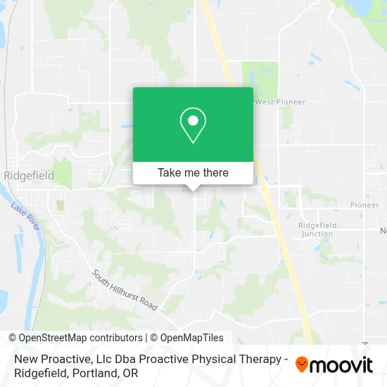 New Proactive, Llc Dba Proactive Physical Therapy - Ridgefield map