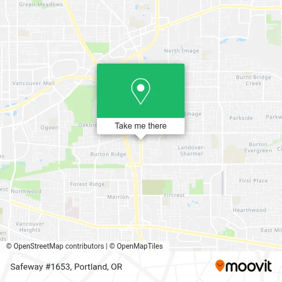 Safeway #1653 map
