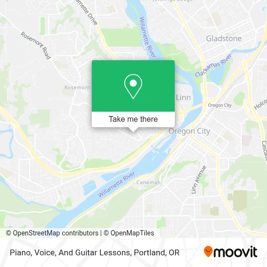 Piano, Voice, And Guitar Lessons map