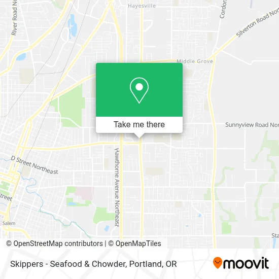 Skippers - Seafood & Chowder map