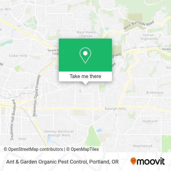 Ant & Garden Organic Pest Control map