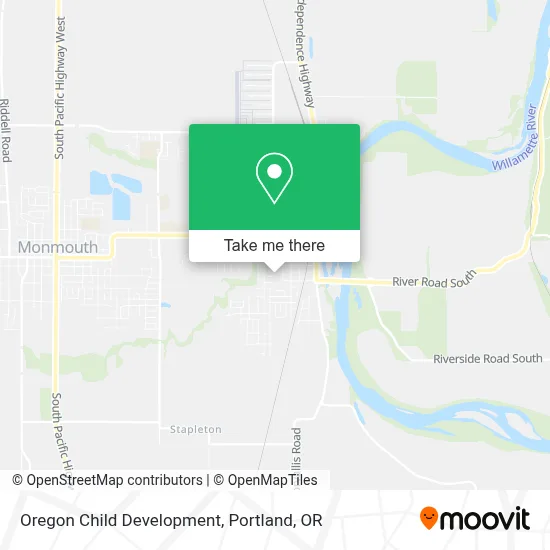 Oregon Child Development map