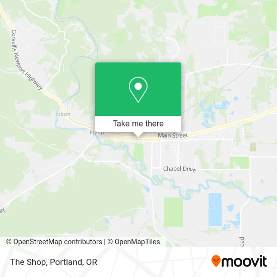 The Shop map