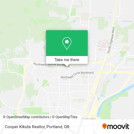 Cooper Kikuta Realtor map